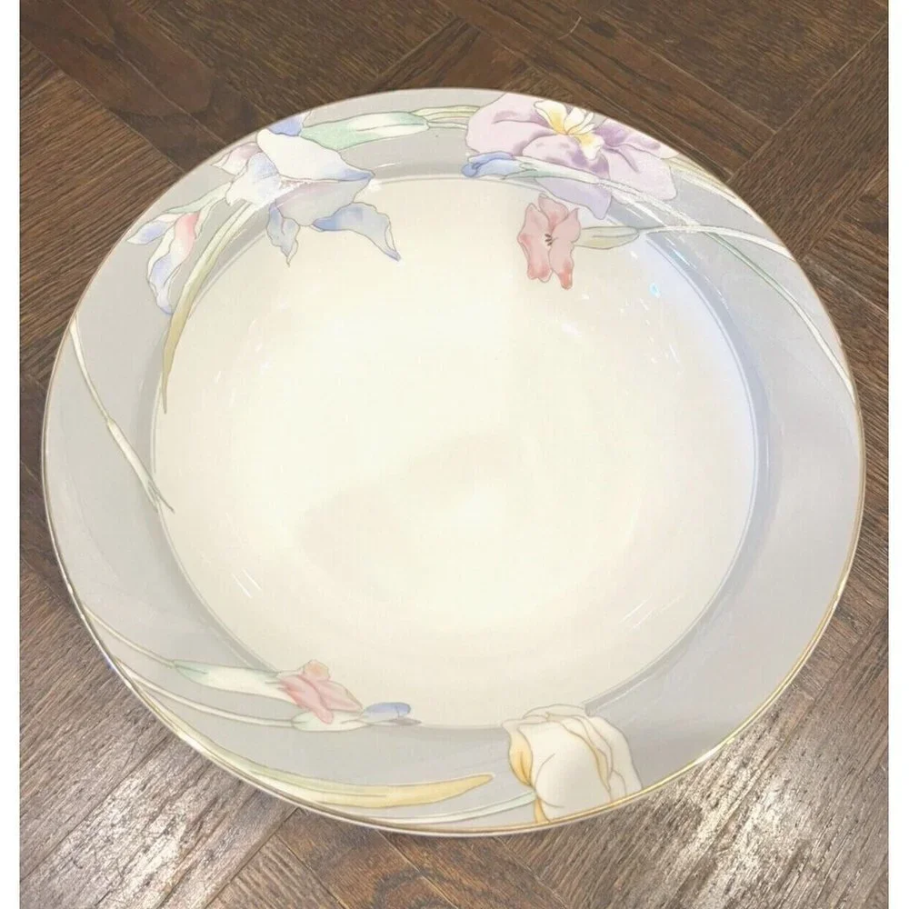 MIKASA CHARISMA pasta bowls L9049 FLORAL 9.25